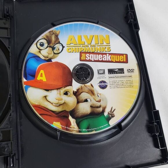 Alvin and the Chipmunks + The Squeakquel DVD Double Feature 2-Disc Set - Picture 3 of 4